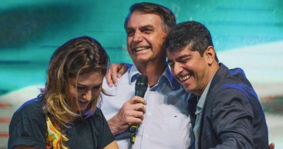 pastor josué valandro jr - primeira dama michelle bolsonaro - presidente jair bolsonaro