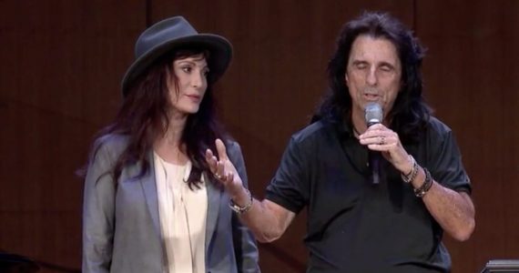 Alice Cooper e sua esposa, Sheryl