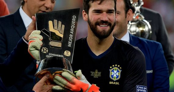 Alisson foi eleito o Melhor Goleiro da Copa América 2019