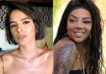 Colagem com Bruna Marquezine e Ludmilla