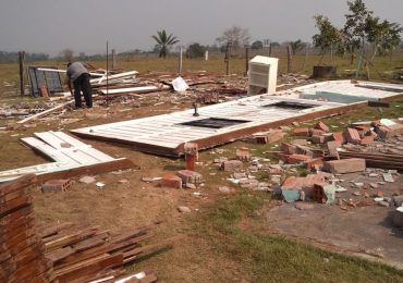 Vendaval derruba templo da Assembleia de Deus em Rondônia