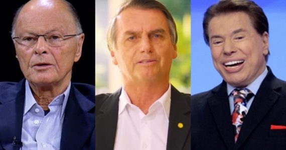 Edir Macedo e Silvio Santos com Bolsonaro na Independência