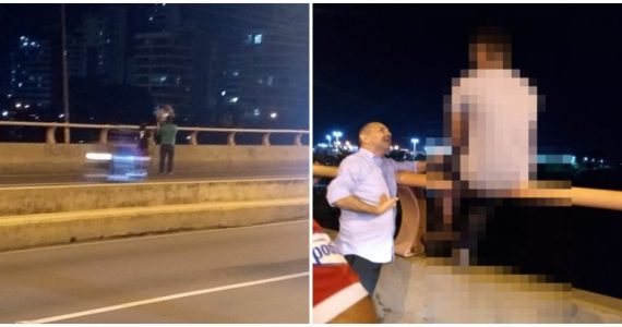 Adolescente é convencido por pastor a desistir de suicídio em ponte