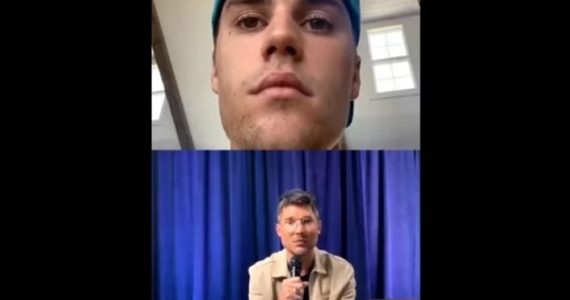 Quarentena: Justin Bieber transmite culto de sua igreja para milhões de seguidores