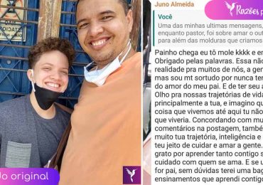 Pastor vai com 'filho trans' alterar seu nome em cartório para apoiá-lo