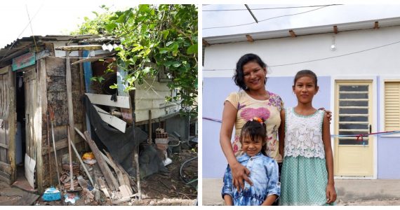 ‘Evangelho na prática’: igreja destina recursos de festa à construção de casa para família carente