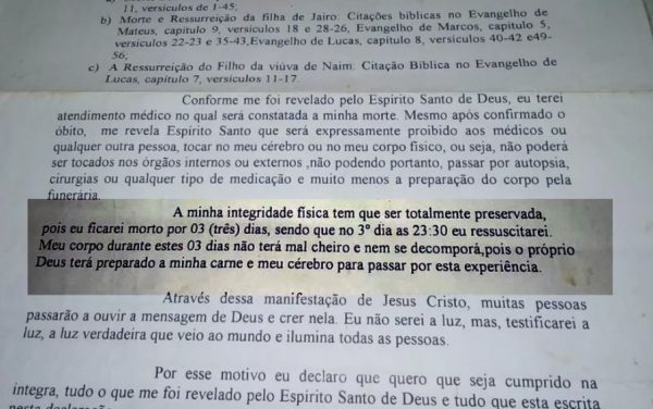 ‘Acreditei que pudesse acontecer um milagre’, diz gerente de funerária que sepultou pastor