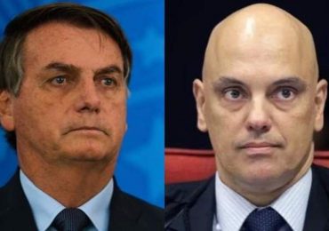 Bolsonaro processa Moraes por ataque à democracia e abuso judicial