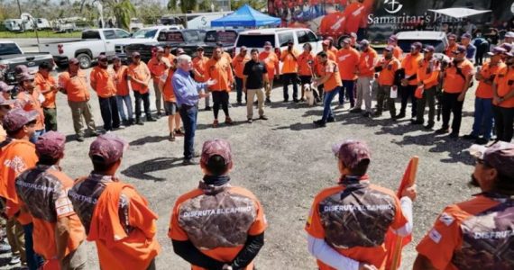 Entidade evangélica mobiliza mil voluntários para ajudar vítimas de furacão na Flórida