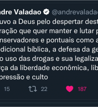 Post de André Valadão