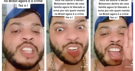 Nikolas Ferreira recebe ameaça em vídeo: ‘Vamos te arrancar de fuzil'