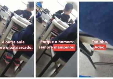 Professora critica ‘patriarcado’ e ironiza nome bíblico em aula: ‘Tadinho, Adão’