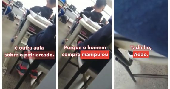 Professora critica ‘patriarcado’ e ironiza nome bíblico em aula: ‘Tadinho, Adão’