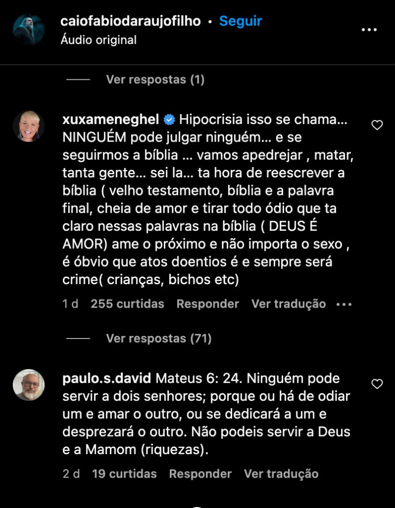 Xuxa se revolta com pregação de Malafaia sobre o inferno e propõe ‘reescrever a Bíblia'