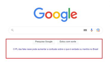 Google se posiciona contra o PL da Censura e esquerda fica irada