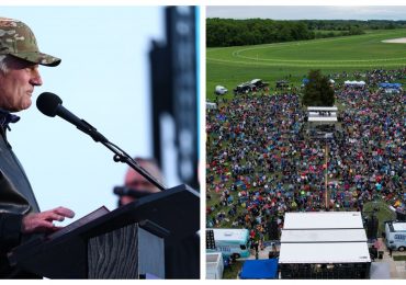 Há sede pelo Evangelho: 9 mil pessoas ouvem pregação de Franklin Graham debaixo de chuva