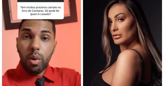 Andressa Urach diz ter ‘certeza da Salvação’ e humorista pentecostal Alabashai ironiza: ‘Vai descer e queimar’