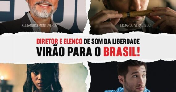 Som da Liberdade estreia no Brasil dia 21/09; Diretor e atores virão ao país para o lançamento