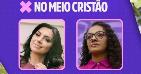 Eyshila debaterá violência doméstica no meio cristão com a secretária Sonaira Fernandes