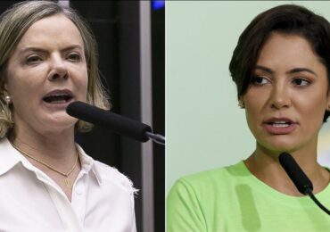 Em tom de ameaça, Gleisi acusa Michelle de 'manipulação da crença e da fé'