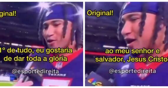 ‘Toda a glória ao Senhor Jesus’, diz jovem jogador ao bater recorde de décadas na NFL