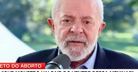 ‘Que monstro vai sair do ventre?’, diz Lula sobre bebês ao se posicionar contra PL 1904