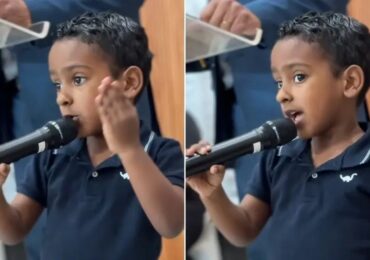 ‘Ele voltará para nos buscar’: pregador-mirim emociona em culto e vídeo viraliza