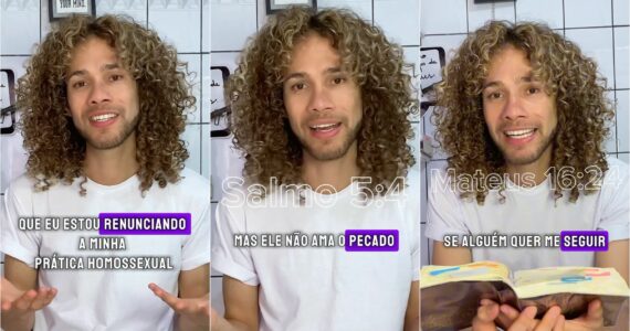 Vídeo de influencer com ‘renuncia à prática homossexual’ viraliza no Instagram