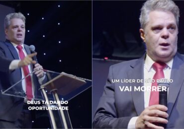 Vídeo: em outubro, pregador profetizou morte de Rina: ‘Deus vai ceifar um grande líder’