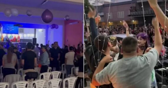 Participantes de festa LGBT hostilizam igreja durante culto na Argentina