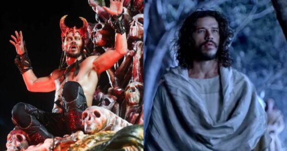 Ator que interpretará Jesus na Páscoa desfilou como diabo no carnaval