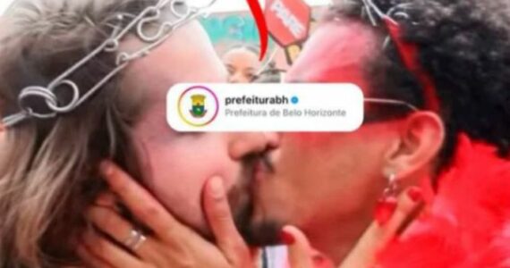 Prefeitura de BH publica vídeo de ‘Jesus’ beijando o ‘diabo’ no carnaval