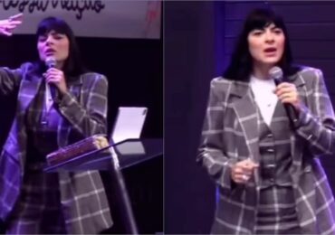 Vídeo: Fernanda Brum repreende mulher que falava em línguas durante culto
