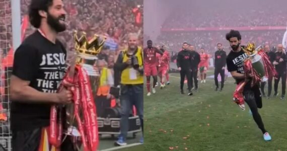Alisson evangeliza em festa por título: ‘Jesus é o caminho, a verdade e a vida’