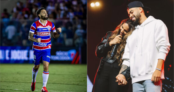 Noivo de Sarah Beatriz faz gol e exibe mensagem de fé após 1 ano sem marcar