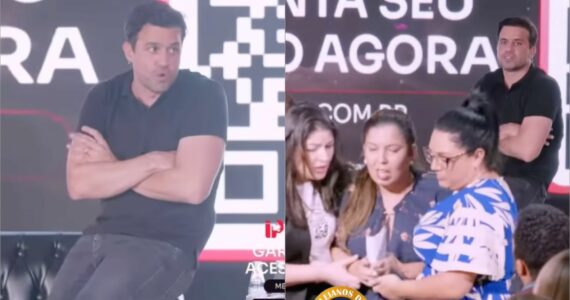 Vídeo: Pablo Marçal despreza ‘profecia’ e manda retirar mulher de evento