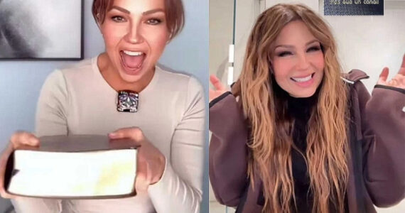 Thalía distribui 500 Bíblias e compartilha a fé cristã com seguidores nas redes sociais