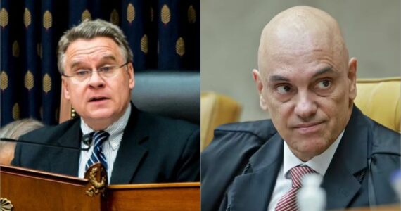 Deputado americano cobra urgência em medidas contra Alexandre de Moraes