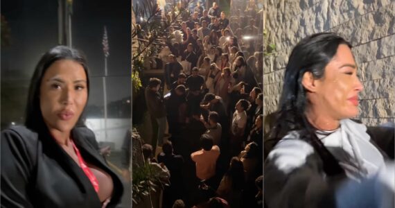 Vídeo: Pablo Marçal batiza Gracyanne Barbosa e fiéis questionam validade