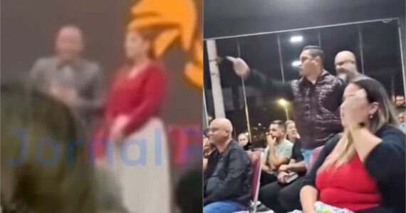 Vídeo: pastor é acusado de adultério na igreja e culto vira tumulto