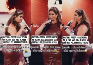 Vídeo: pastora cobra decência ao se vestir, mas sua roupa gera controvérsia