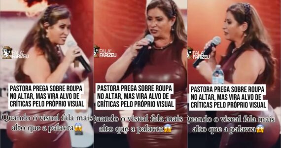 Vídeo: pastora cobra decência ao se vestir, mas sua roupa gera controvérsia