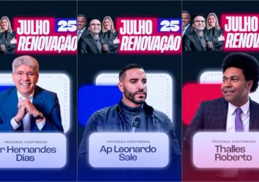 Hernandes Dias Lopes, Leonardo Sale e Thalles Roberto na Assembleia de Deus Itapevi