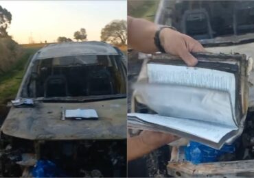 Bíblia permanece intacta após incêndio em veículo no Paraná
