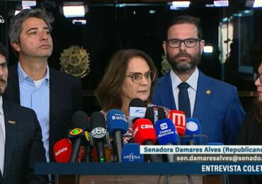 Senadora Damares diz que PF filmou Michelle Bolsonaro de pijama