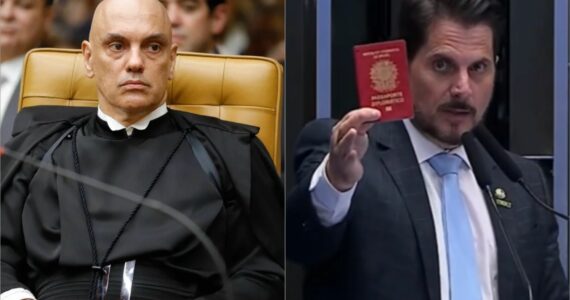 Sancionado, Alexandre de Moraes ordena que senador use tornozeleira eletrônica