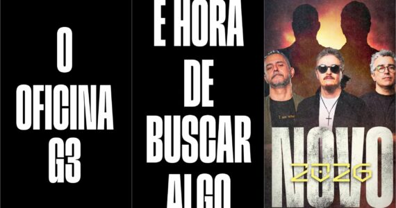 Oficina G3 anuncia álbum novo para 2026 e faz suspense sobre novos integrantes
