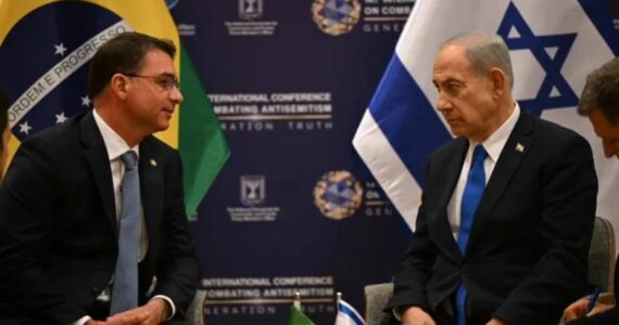 Se eleito, Flávio diz que Brasil voltará a ter relação saudável com Israel