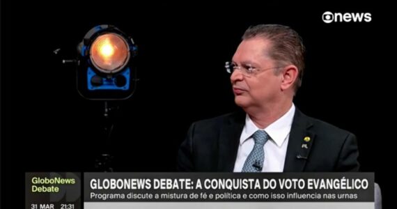 Deputado explica à Globo News a rejeição evangélica a Lula: ‘Choque de valores’