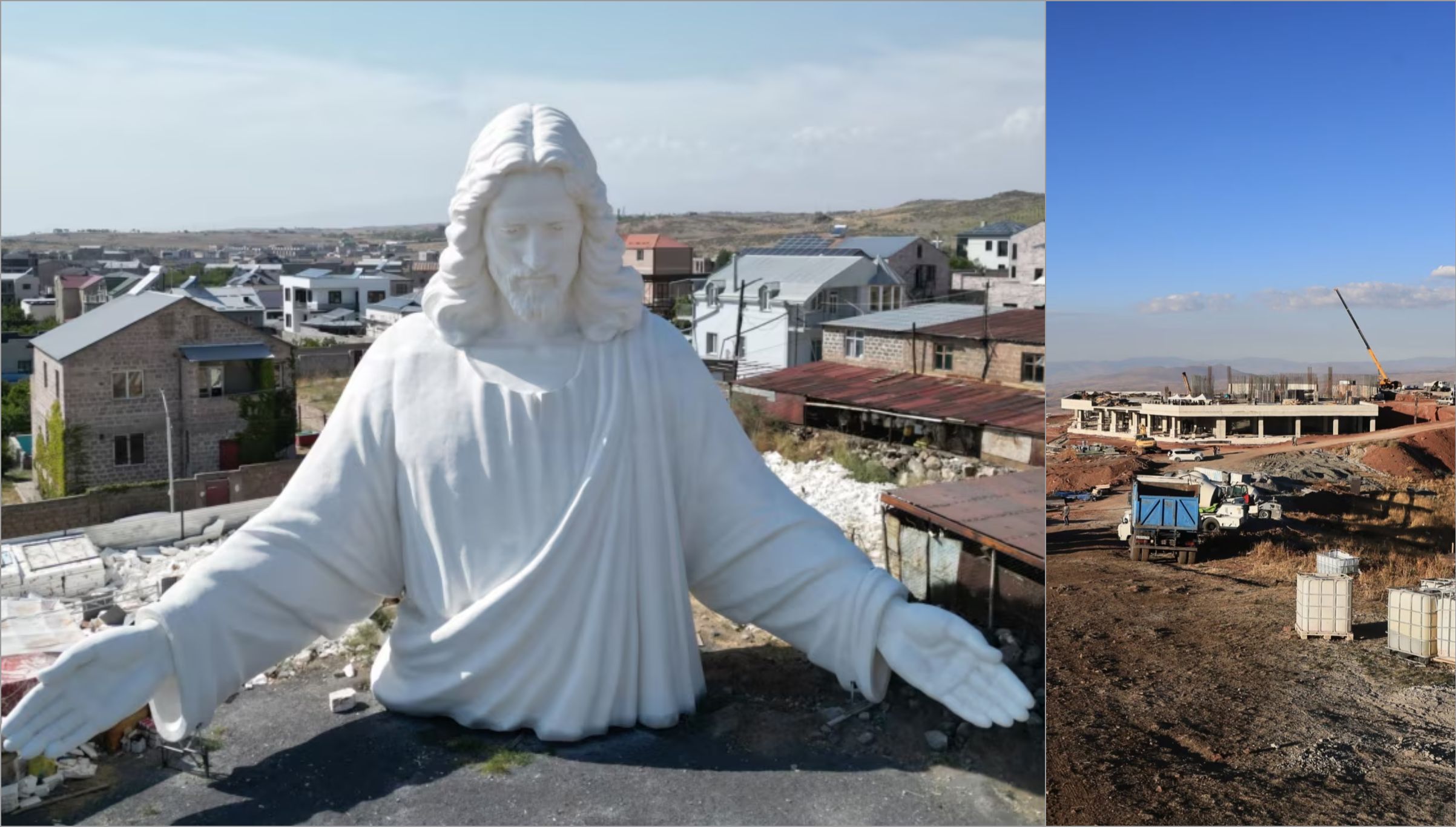 ‘Maior estátua de Jesus’ está sendo construída na Armênia e gera polêmica
